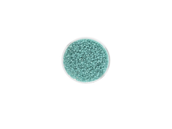 Rocailles Pracht Delica Beads 2mm opal turquoise
