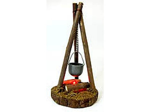 Miniatur Beleuchtung Lagerfeuer