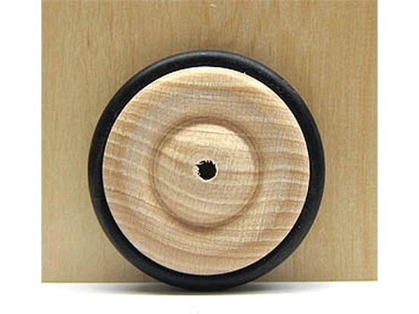 Miniatur Hobby Holzrad 43mm gummibereit