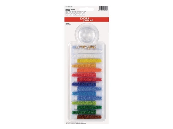 Schmuckset Knorr prandell Rocailles-set, matte Farben, 15 Stk