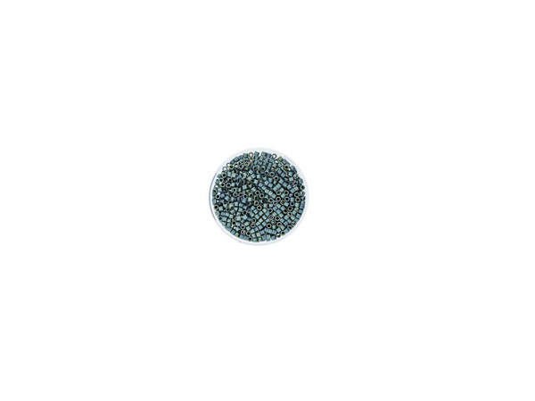 Rocailles Pracht Delica Beads 2mm green luster