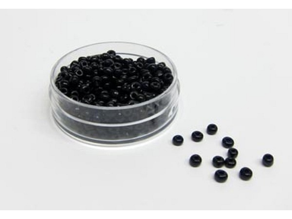 Glasperlen Hudsons Bay Glasperlen 2,2-3mm schwarz satt