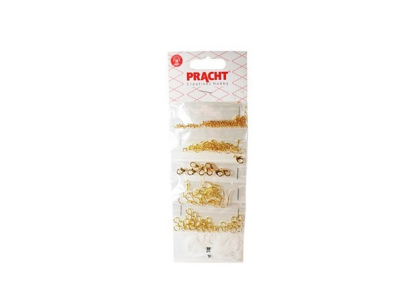 Schmuckset Pracht Metallzubehör gold