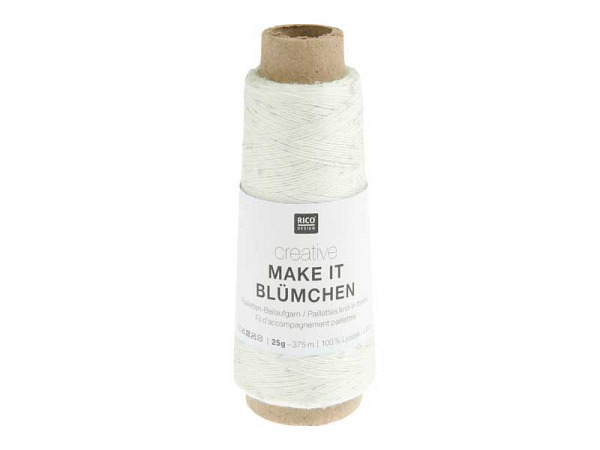Faden Rico Design Garn make it Blümchen creme