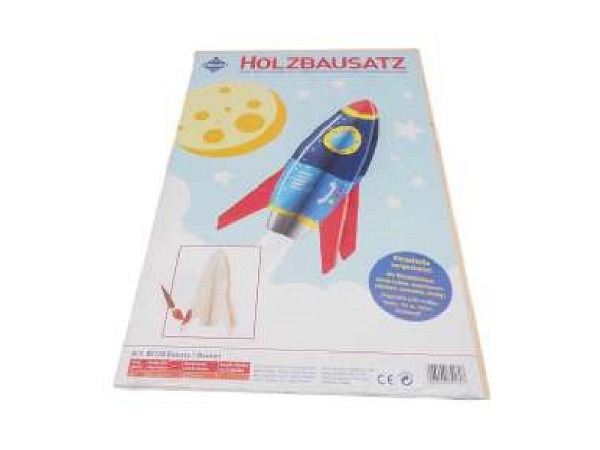 Bausatz Holzbausatz Rakete 