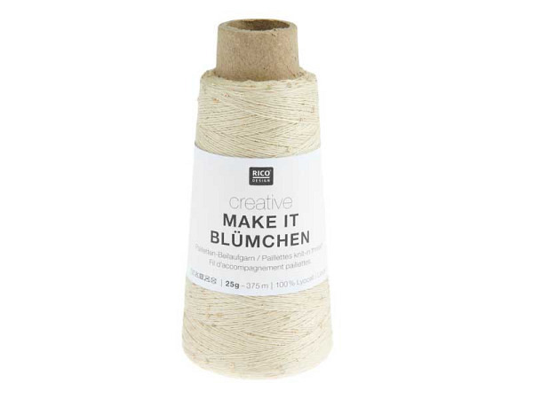 Faden Rico Design Garn make it Blümchen natur