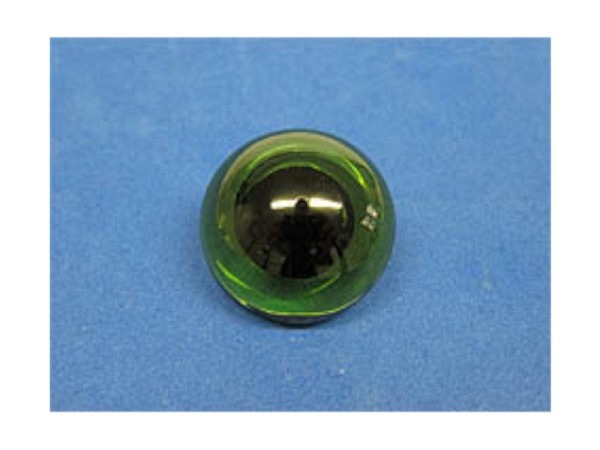 Puppenstube Gesichter Glasauge 24mm olivgrün