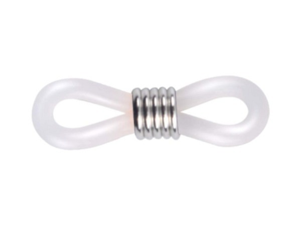 Brillengummi Cobeads klar mit platin