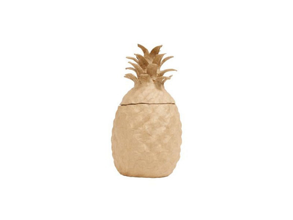 Pappmache Decopatch Pappmaché-Ananas Schachtel