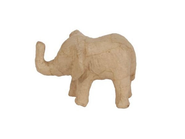 Pappmache Decopatch Pappmaché-Figur Elefantenbaby Grösse XS