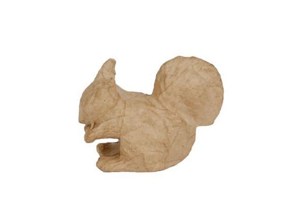 Pappmache Decopatch Pappmaché-Figur Eichhörnchen, Grösse XS