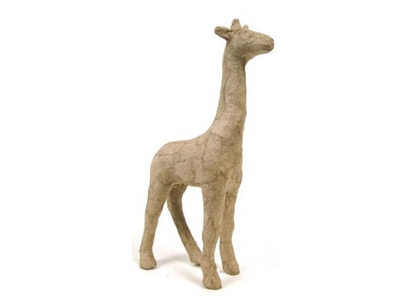 Pappmache Decopatch Pappmaché-Figur Giraffe, Grösse XS