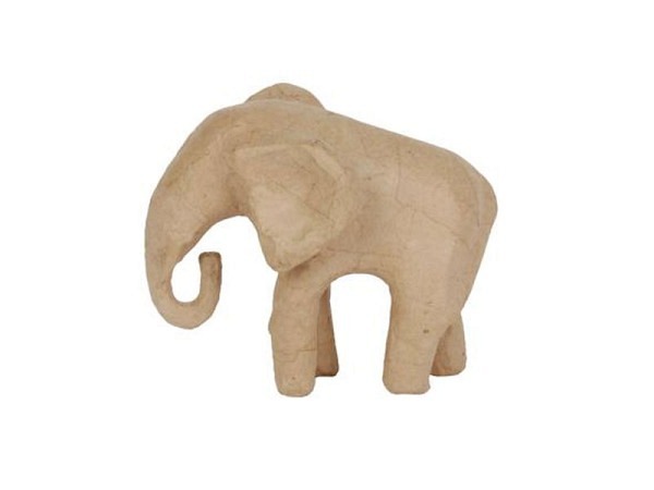Pappmache Decopatch Pappmaché-Figur Elefant, Grösse S