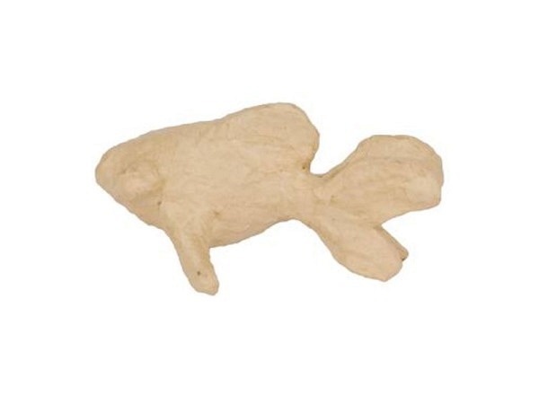 Pappmache Decopatch Pappmaché-Figur Fisch, Grösse XS