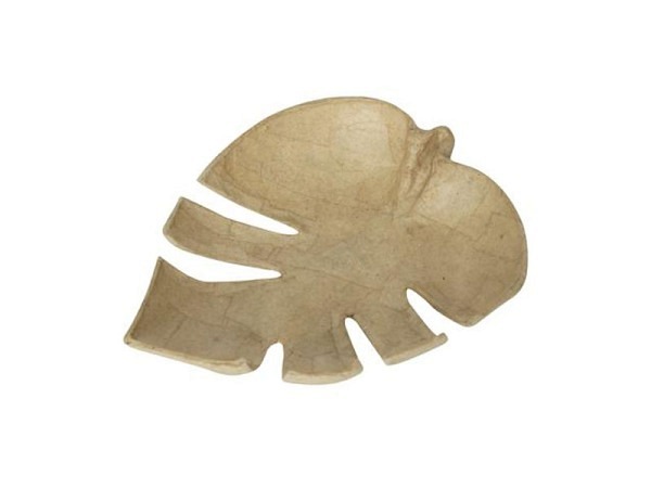 Pappmache Decopatch Pappmaché-Schale Monstera