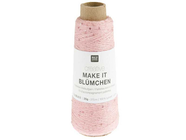 Faden Rico Design Garn make it Blümchen rosa