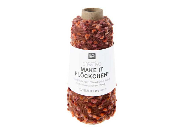 Faden Rico Design Garn make it Flöckchen berry