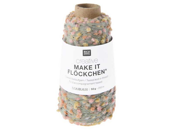 Faden Rico Design Garn make it Flöckchen earthy