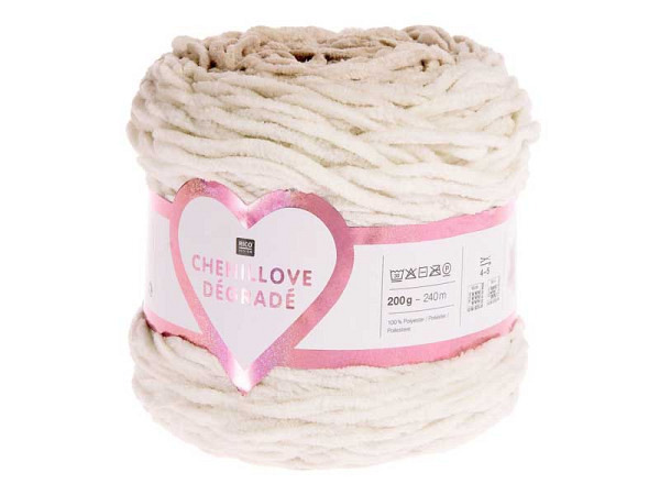 Garn Rico Design Chenillove Dégradé natur