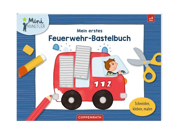 Buch Verbastelbuch Mein erstes Feuerwehr-Bastelbuch
