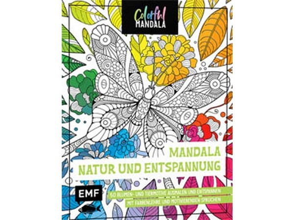 Ausmalbuch Colorful Mandala Mandala Natur und Entspannung