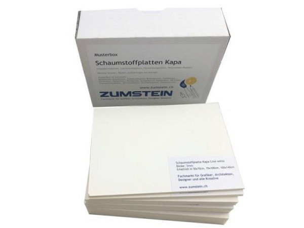 Dienstleistung Musterbox Schaumstoffplatten