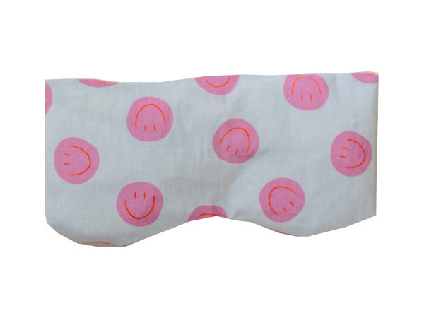 Augenkissen Smiley Pink mit Lavendelfüllung