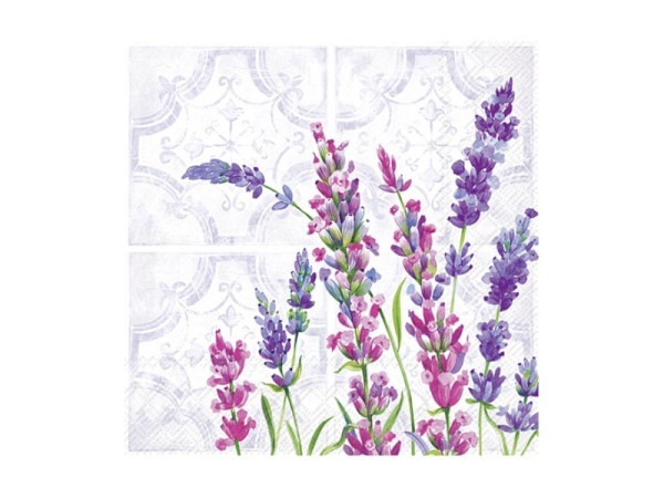 Servietten Ihr Cocktail Lavanda 20Stk. 25x25cm