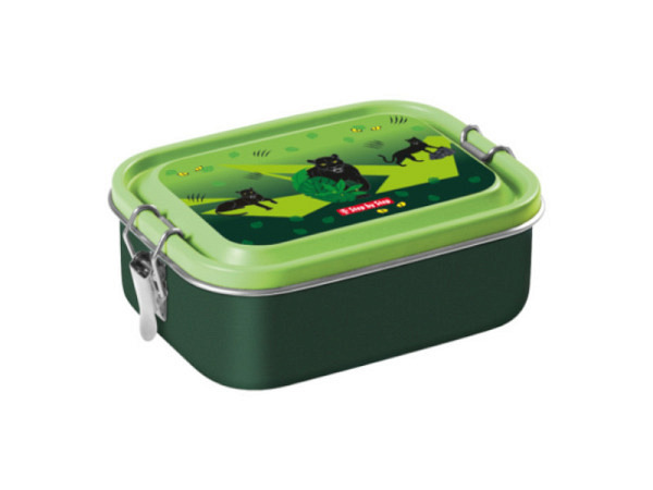 Lunchbox Step by Step Edelstahllunchbox Black Cat