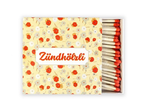 Streichholzschachtel Trendform Zündhölzli
