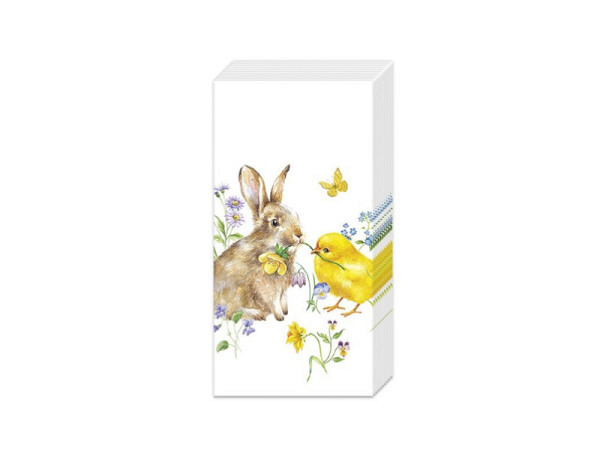 Taschentuch Ihr Bunny and Chick 10Stk.