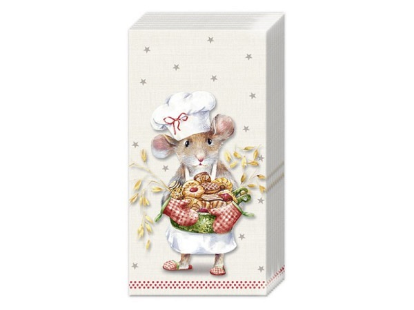 Taschentuch Ihr Anna Baked cream red