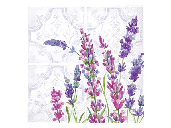 Servietten Ihr Lunch Lavanda 20Stk. 33x33cm