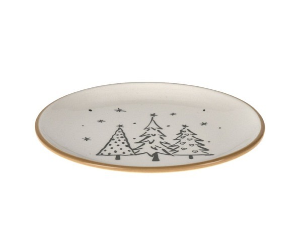 Teller mit Weihnachtsbaum