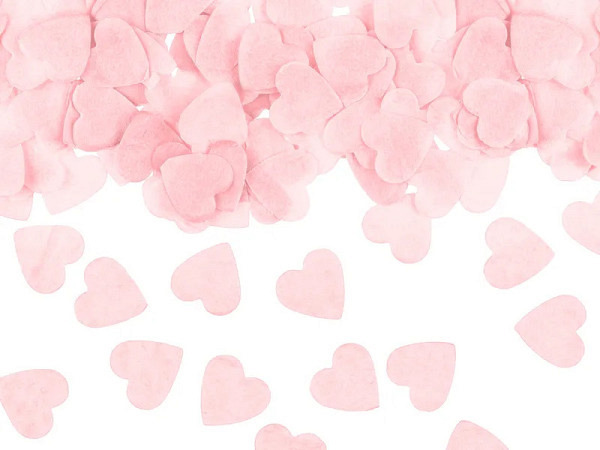 Konfetti PartyDeco Herzen rosa 15g