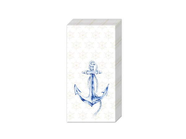 Taschentuch Ihr Anchor Cream 10Stk.