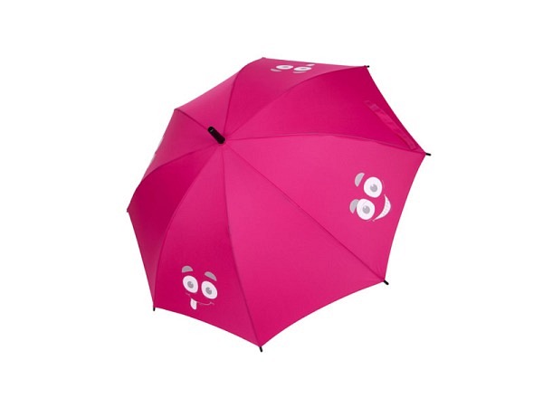 Regenschirm Strotz Mia Matic Smiley Fuxia Reflect