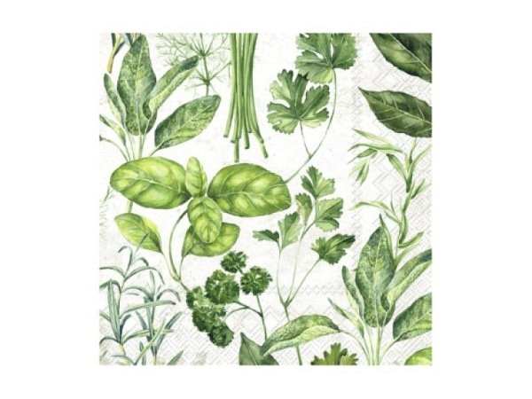 Servietten Ihr Lunch Variety of Herbs, 20Stk. 33x33cm, 3-lagig