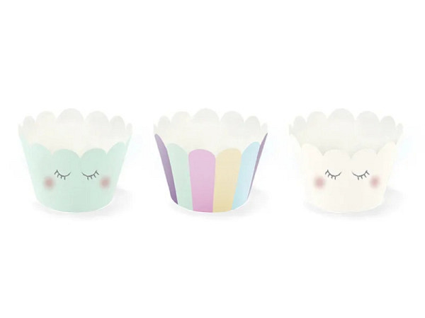 Muffinförmchen PartyDeco Einhorn 6Stk.