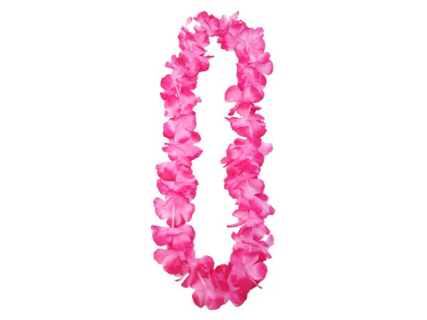 Deko PartyDeco Hawaiiansiche Halskette rosa