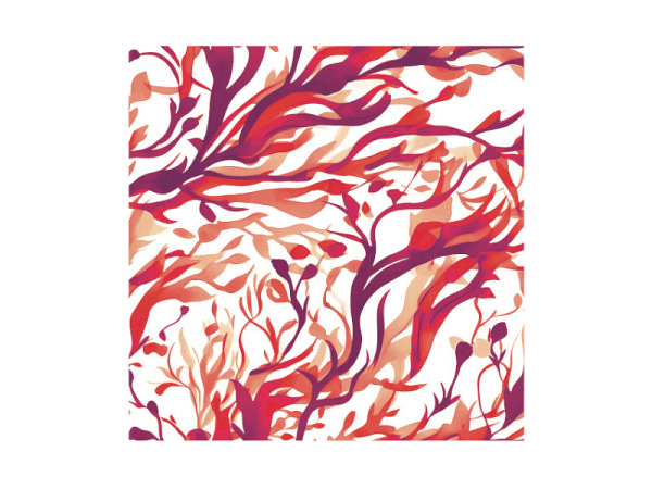 Servietten Braun&Company Lunch Avantgarde Floating scarlet