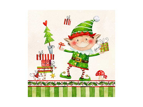 Servietten Braun&Company Alfred Elf 20Stk