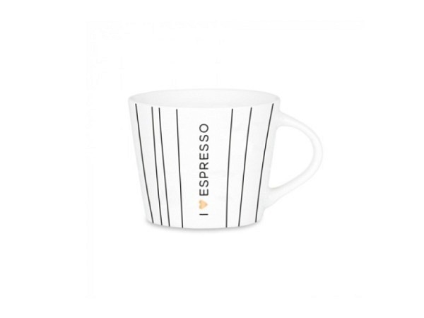 Tasse Grafik Werkstatt Espresso I love Espresso weiss