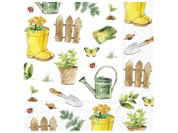 Servietten Ihr Cocktail Gardening