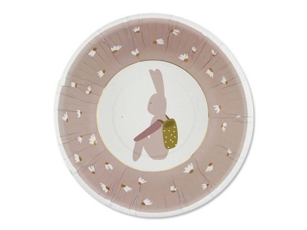 Teller Ava&Yves Osterhase rosa Durchmesser 20cm rosa