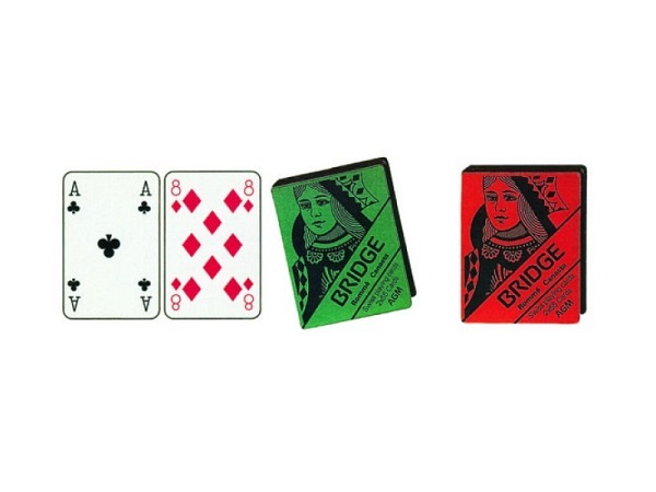 Spiel Kartenspiel Karten Bridge Doppel Französische Figuren