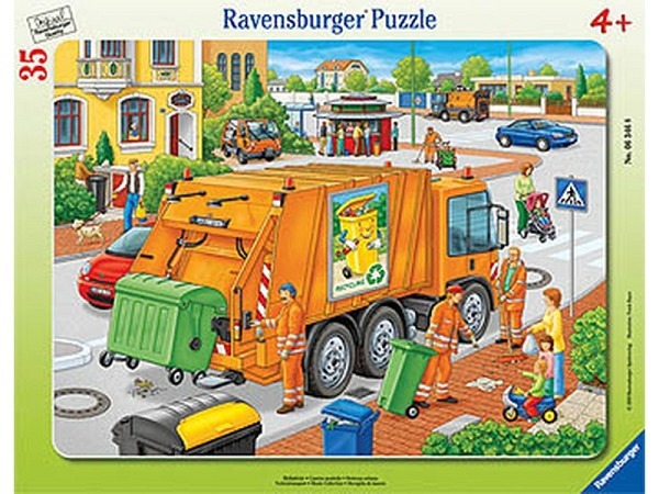 Puzzle Ravensburger Rahmenpuzzle Müllabfuhr