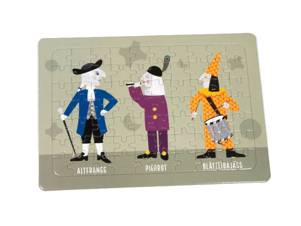 Puzzle Fasnachtszauber Rahmeneinlegepuzzli