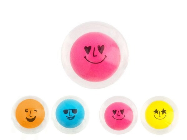 Spielzeug Ball Gummiball Flummy Crazy Faces