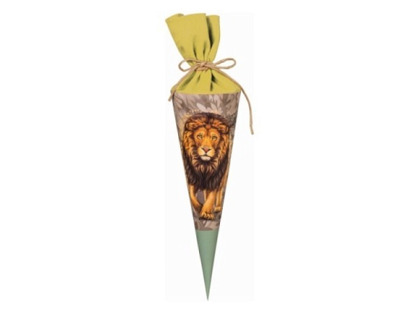 Schultüte Brunnen Safari World 11x35cm rund